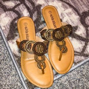 Olivia Miller flip flops